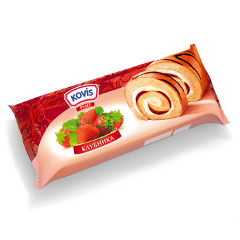 Рулет Ковис 200г. Клубника
