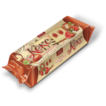 Кекс "Русский Бисквит" 225г Клубника