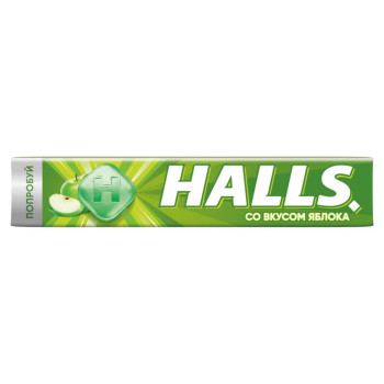 Леденцы Halls Яблоко 25г.
