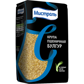 Крупа пшеничная Булгур Мистраль, 500г