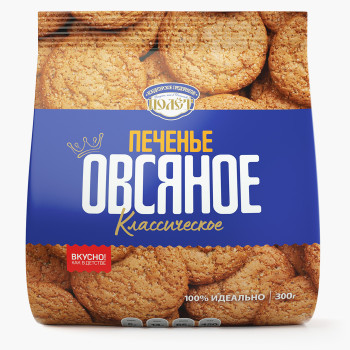Печенье Полет Овсяное, 300г