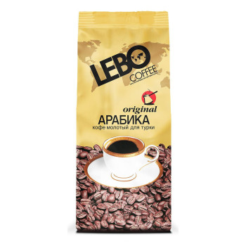 Кофе"LEBO Original" молотый для турки, в/сорт, 100г