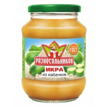 Икра Кабачковая ГОСТ 8х480 гр Разносольников