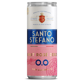 Напиток безалкогольный SANTO STEFANO BRUTE ROSE ZERO 0,25л