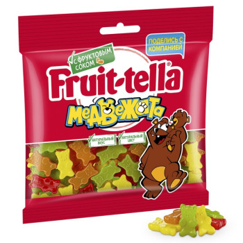 Мармелад жевательный Fruittella Медвежата, 150г.
