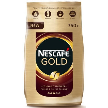 Кофе растворимый Nescafe Gold, 750г