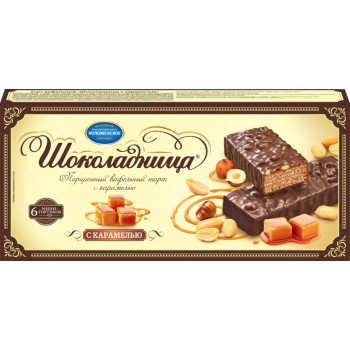 Шоколадница торт 180г. с карамелью порционный