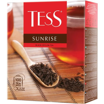 Чай Tess Sunrise черный крупнолистовой цейлонский 100г