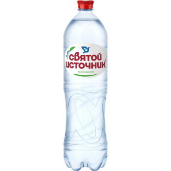 Вода питьевая Газированная Святой Источник 1,5л