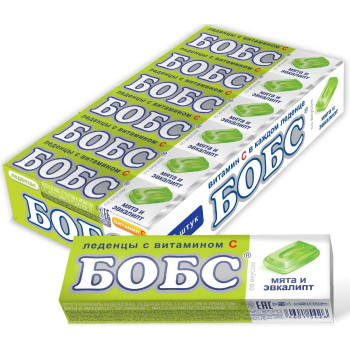 Леденцы БОБС Эвкалипт, 35г