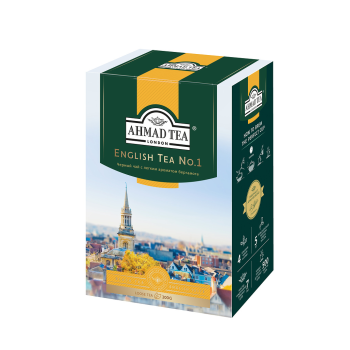 Чай "Ahmad Tea" Английский №1 черный байховый листовой с ароматом бергамота 200г.