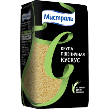Пшеничная КУСКУС 450гр (МИСТРАЛЬ)