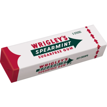 Жевательная резинка сперминт пластинки мята Wrigley's 13,0 г